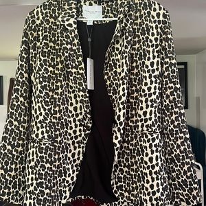 Cheetah Print blazer! Size Large, NWT